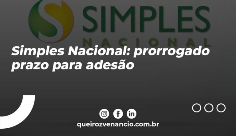 Simples Nacional Prorrogado Prazo Para Adesão 3298